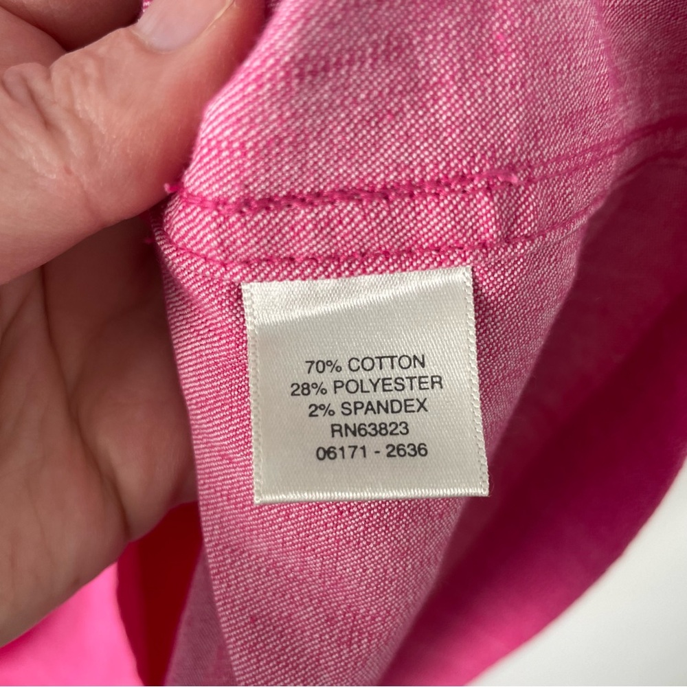 Christopher & Banks Bright Pink Pencil Skirt, size 14 - Picture 5 of 8